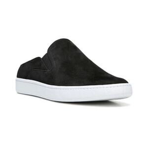 Vince Verrell Slide Sneakers Black Suede Women’s 7.5 Slip-On Casual Staple